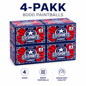 GI Sportz Combat, 4-pakk (inkl. frakt)