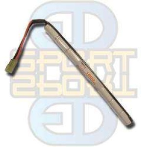 9,6V 1600mAh, NI-MH - Stick Type, Batteri