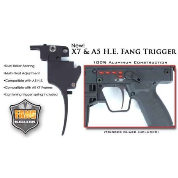 Dobbel avtrekker, H.E. Fang, for Tippmann X7 og A5