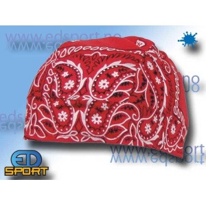 Headwrap, Paisley Red