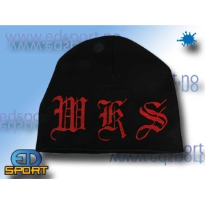 BunkerKings Thin Beanie WKS Letters Red