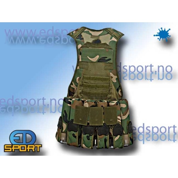 V-Tac Tactical Echo vest Woodland - Bilde 2