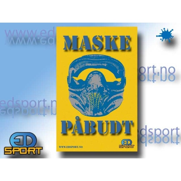 Skilt, Maske Påbudt - Bilde 2