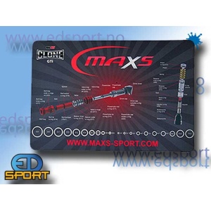 MacDev Clone GTi Tech Mat w/ exploded drawing