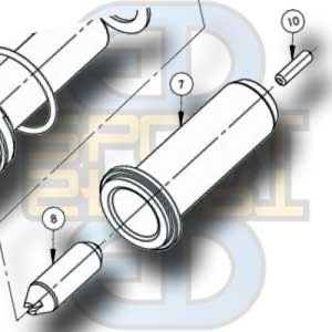 Tiberius, MR Firing Bolt Complete (#W2200-MR)