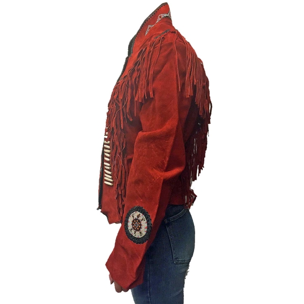 Indianer Jakke, Rød - Bilde 3