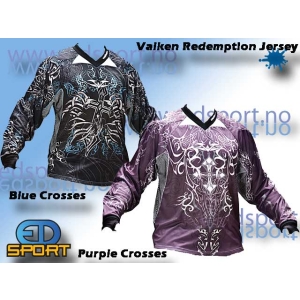 Valken Redemption  Jersey, Purple Crosses