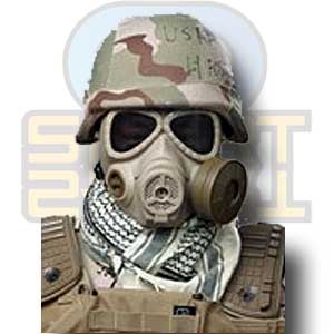 Gassmaske, M04, Replika med vifte - Bilde 2